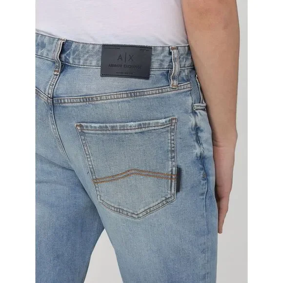 Armani Exchange Jeans Men Stone Washed